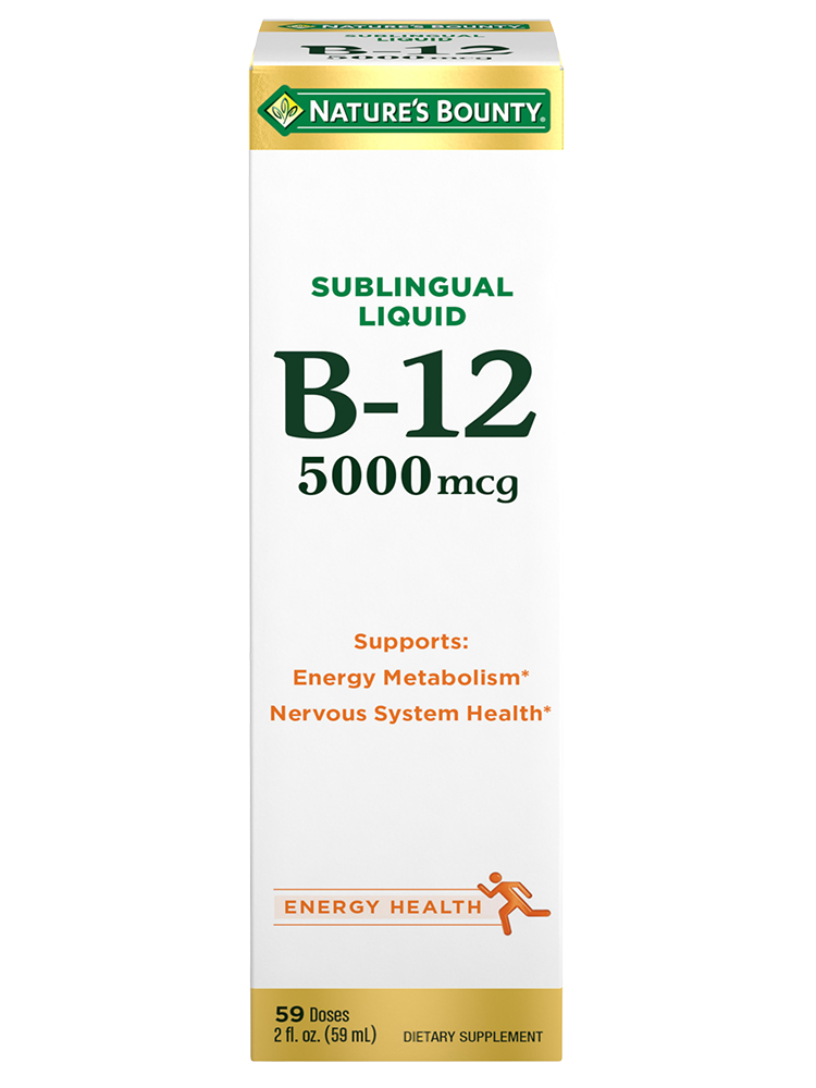 Vitamin B-12 5000 mcg Liquid Nature's Bounty Vitamin B-12 5000 mcg Liquid Nature's Bounty