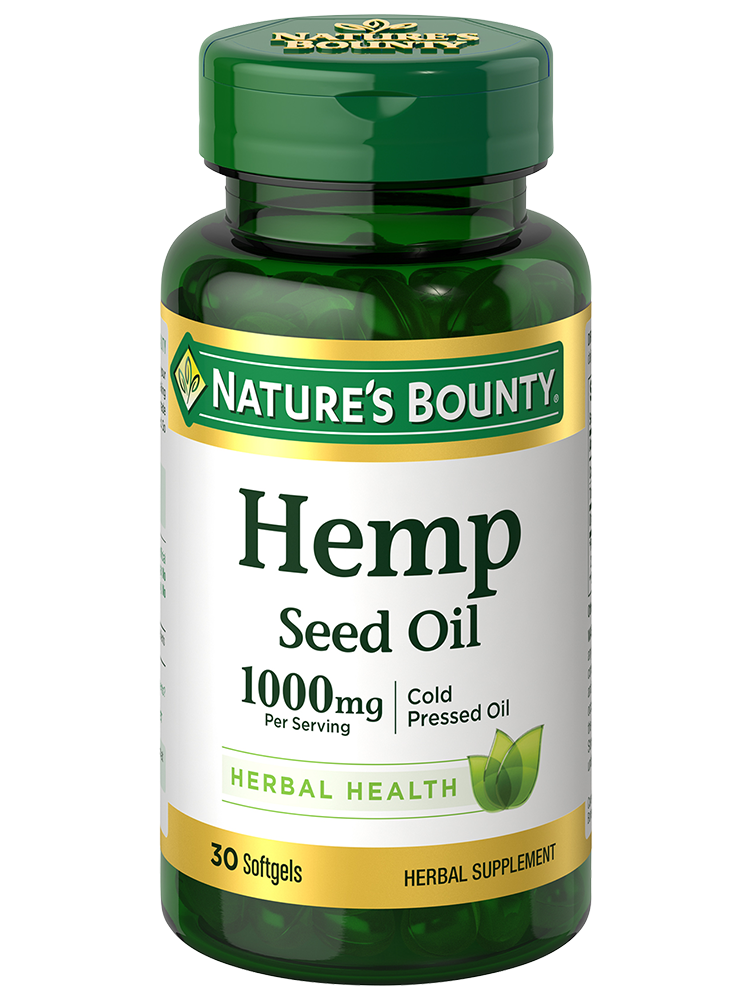 Hemp Seed Oil 1000mg – Nature's Bounty