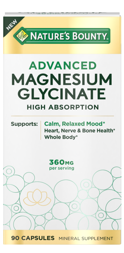 Advanced Magnesium Glycinate – Nature's Bounty
