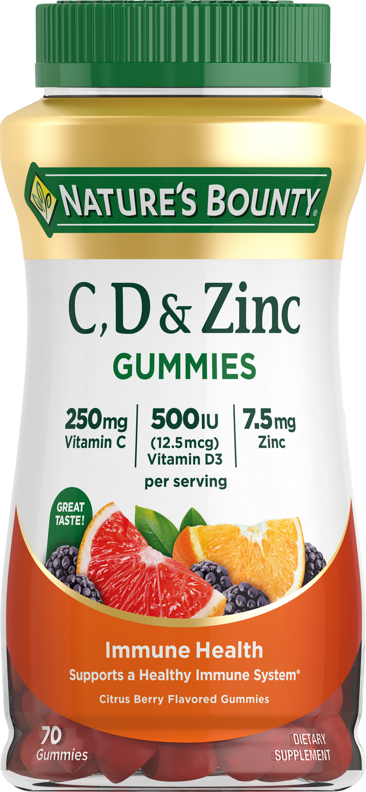 C, D & Zinc Gummies