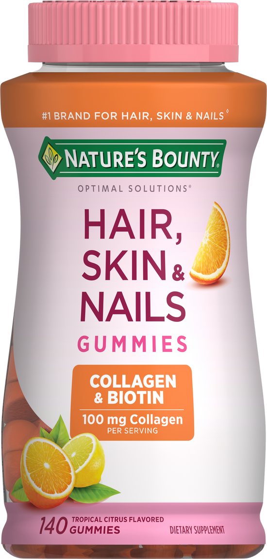 Hair, Skin & Nails Biotin and Collagen Gummies