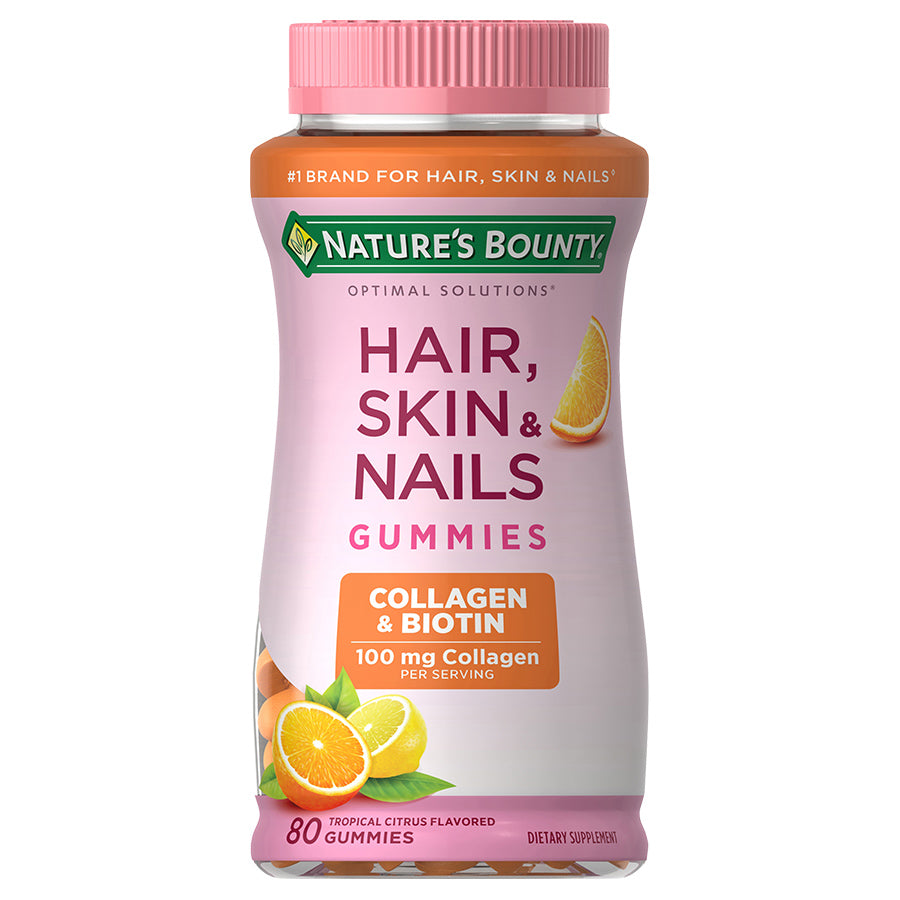 Buy Nature's Bounty Optimal Solutions Hair Skin & Nails Extra Strength, 150  Softgels, Multi Supplement, with Antioxidants C & E Online at  desertcartINDIA