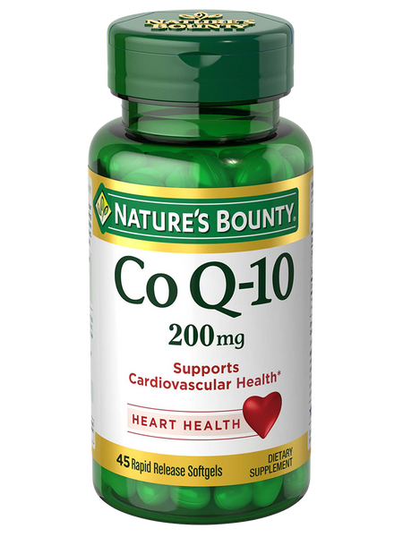 Coenzyme Q10 (CoQ10) 200mg - Complément Alimentaire Pour Le Cœur - 30/60/120 Gélules - Date Expiration 01/2027 - Neuf