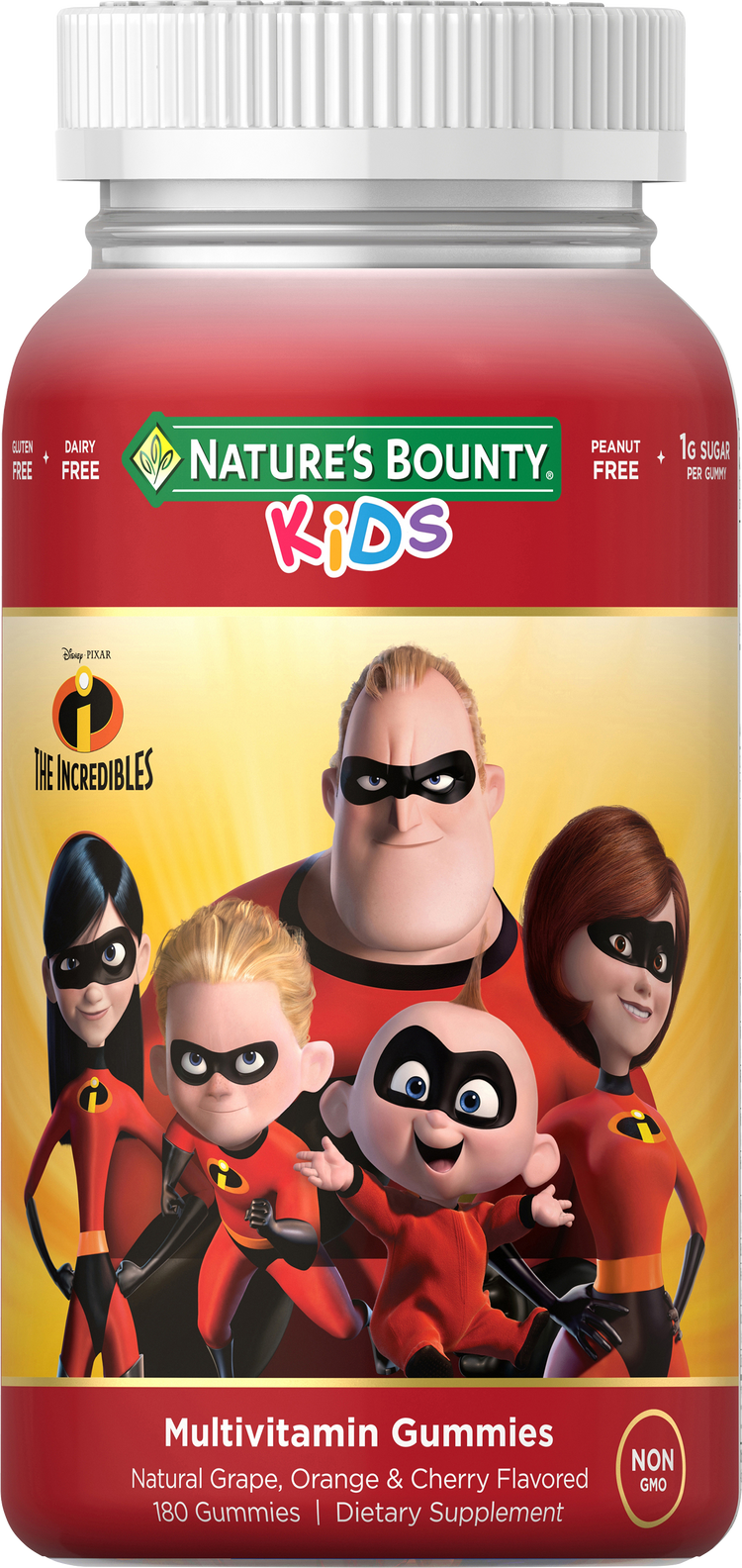 Disney and Pixar Incredibles Multivitamin Gummies – Nature's Bounty