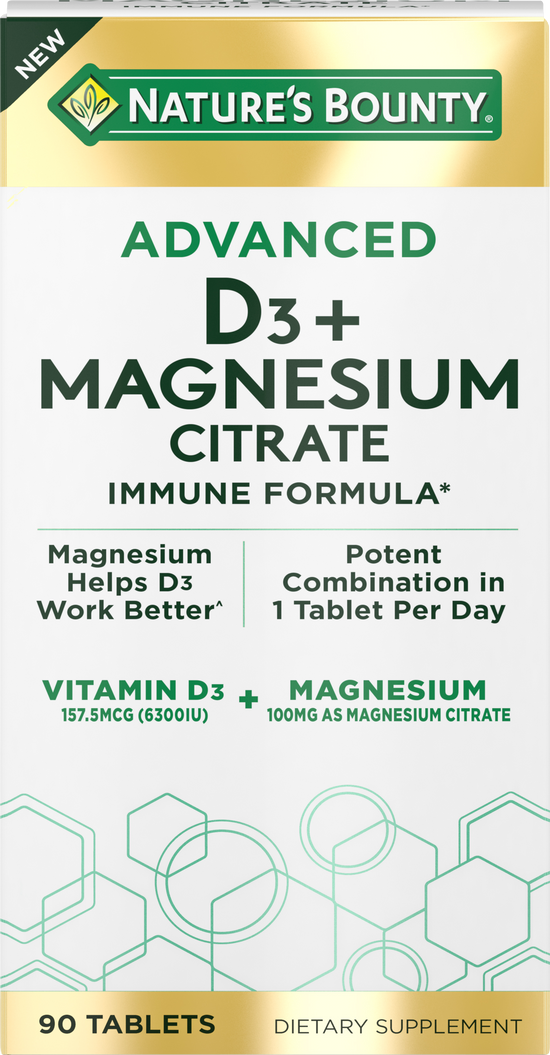 Advanced Vitamin D3 with Magnesium Citrate