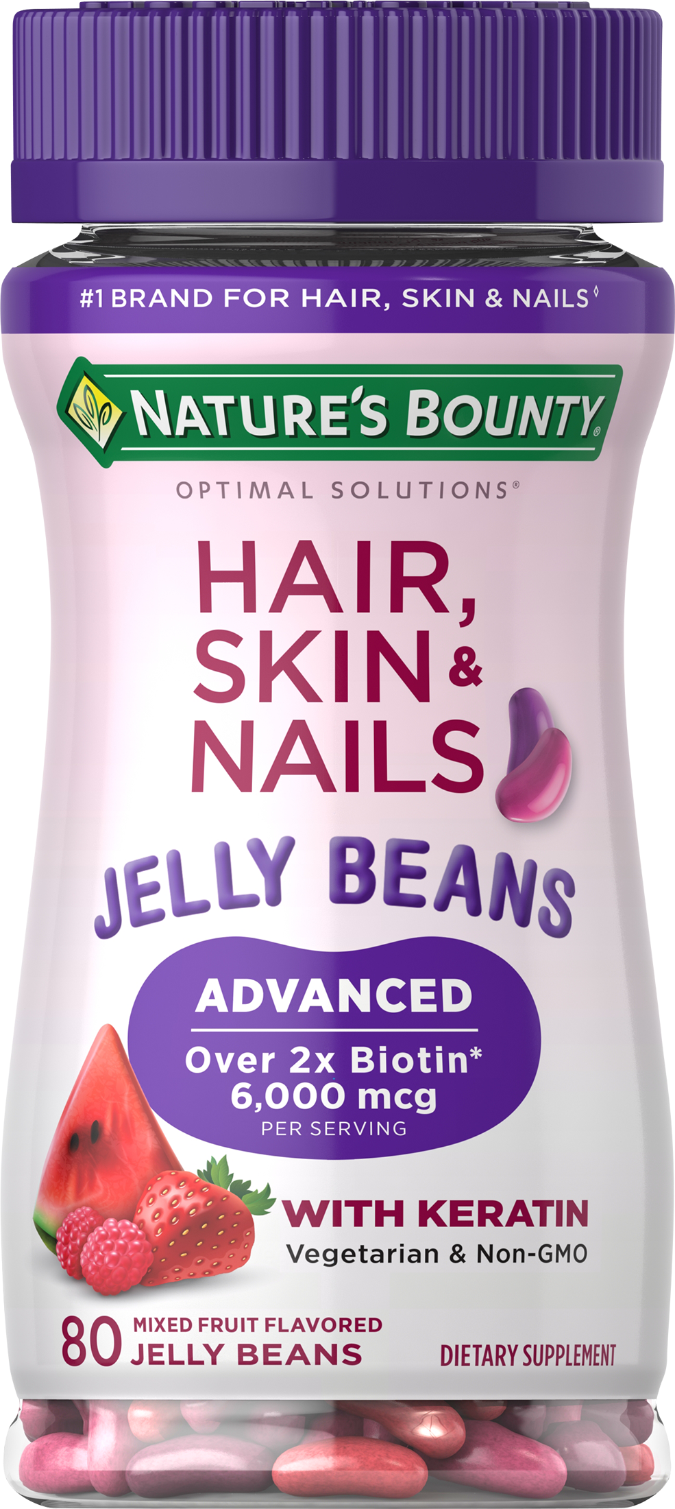 Nature's Bounty Optimal Solutions Skin Hair and Nails Formula Tablet, 60 ct  | Meijer